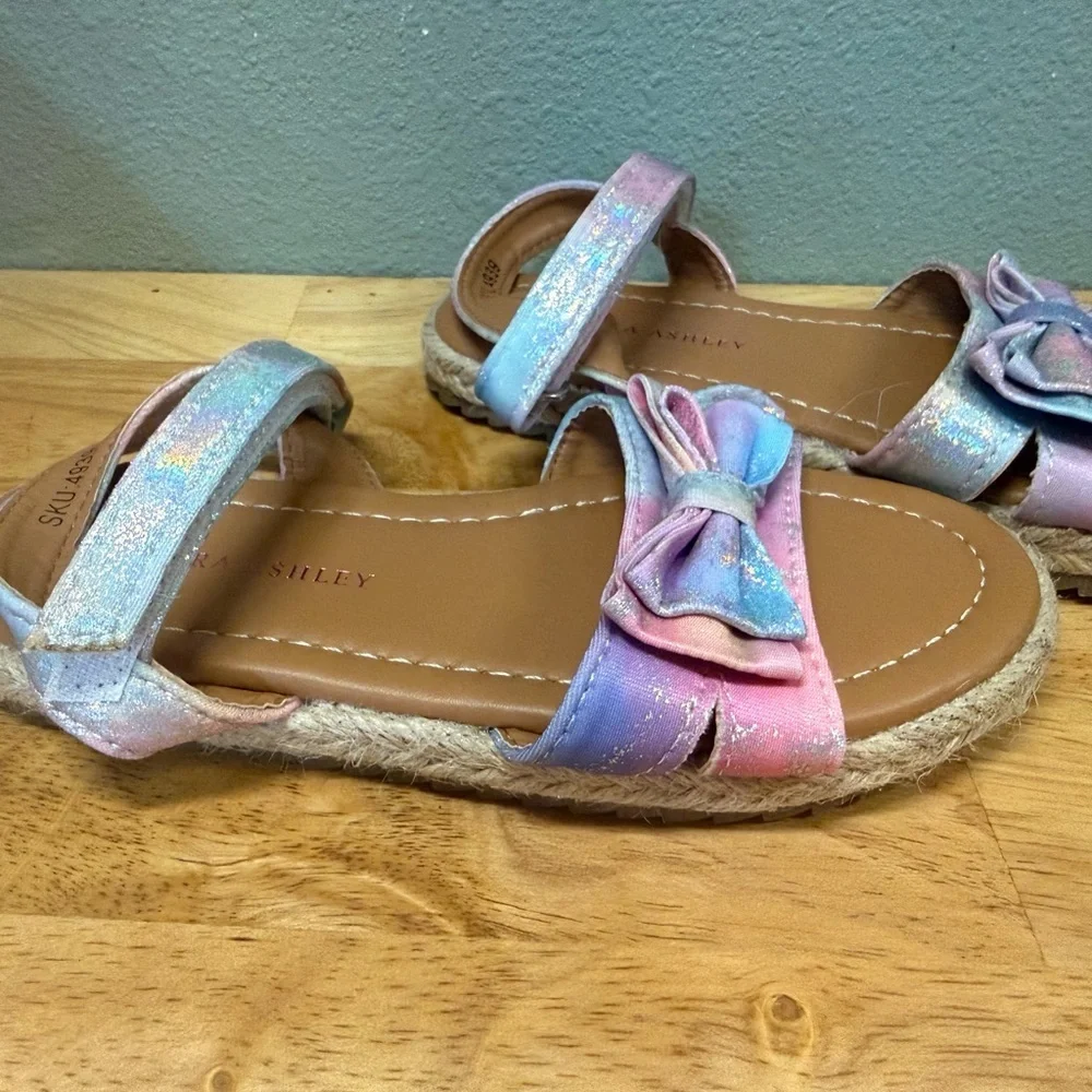 Laura Ashley Lilac Girl's Espadrille Sandals